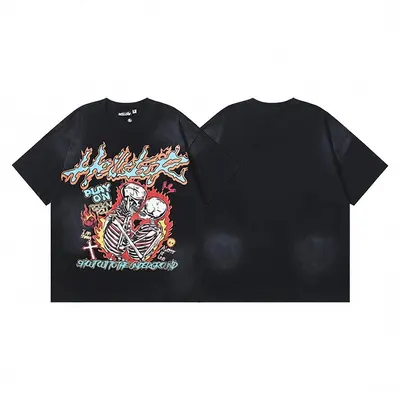 Hellcat Play On Black Graphic T-Shirt