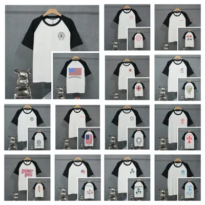 Unisex Raglan T-Shirt White Black Graphic Print