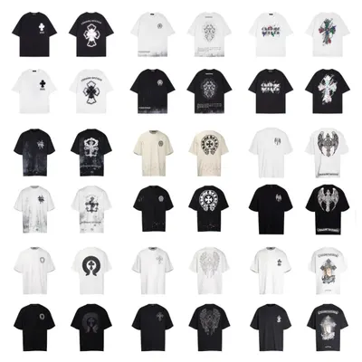 Chronic Mereks Cross Print Black Casual T-Shirt