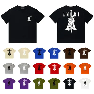 Amiri Logo Black Graphic T-Shirt