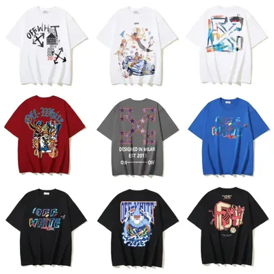 Off-White T-Shirt Multi-Color Streetwear