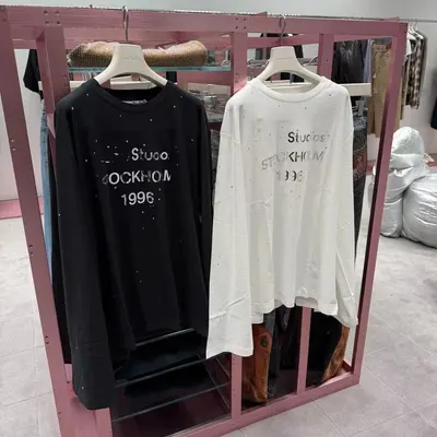 Studios Stockholm 1996 Black Long Sleeve T-Shirt