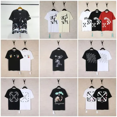 Off-White T-Shirt Black Graphic Print