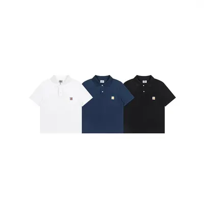 Carhartt Wip Polo Shirt White Classic Fit