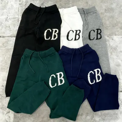 CB Knit Sweatpants Black Casual Pants