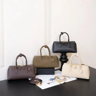 Leather Handbag Brown Classic Tote Bag