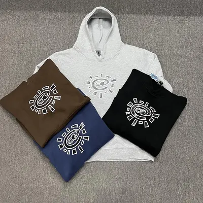 Unisex Hoodie Gray Casual Sweatshirt