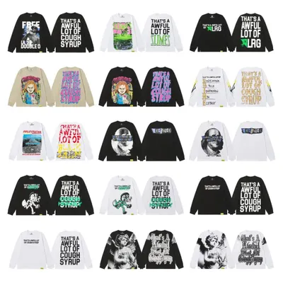 That's A Awful Lot Of Cough Syrup Black Long Sleeve T-Shirt