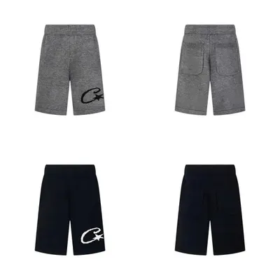 C* Logo Knit Shorts Gray Casual