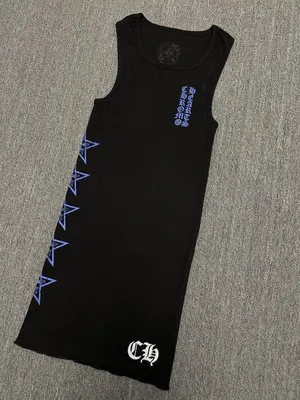 Chickeats Black Sleeveless Tank Top