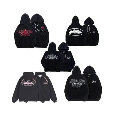 Slaughter Gang Black Zip Hoodie