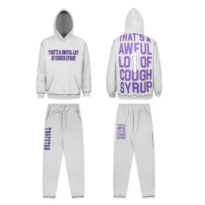 Trapstar Hoodie Gray Casual Sweatshirt