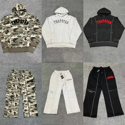 Trapstar Hoodie Camouflage Casual Sweatshirt