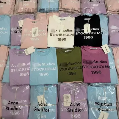 Acne Studios Stockholm 1996 Pink Casual T-Shirt