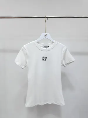 Loewe Logo White Basic T-Shirt